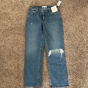 Brand New Curve Love Low Rise 90s Straight (size 27 waist, short)